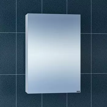 Зеркало-шкаф СаНта «Стандарт 50», цвет белый