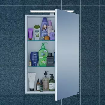 Зеркало-шкаф СаНта «Стандарт 50», фацет, со светом