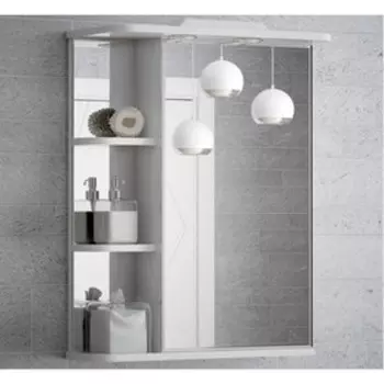 Зеркало-шкаф "Сатурн 55С" левый