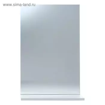 Зеркало-шкаф Вега 4501 белое, 45 х 13,6 х 70 см, с полочкой