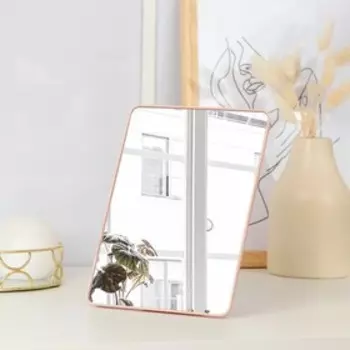 Зеркало складное-подвесное, зеркальная поверхность 16,5 × 23 см, цвет МИКС