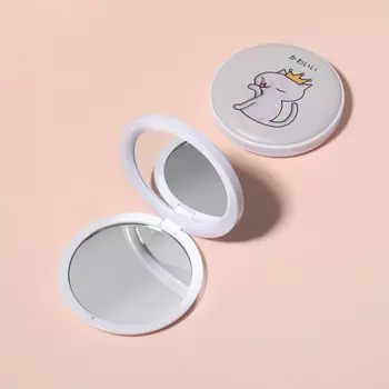 Зеркало складное «Princess Cat», d 7 см, с увеличением, разноцветное