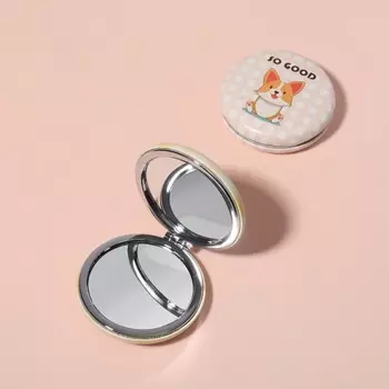 Зеркало складное «So Good», d 7 см, с увеличением, разноцветное
