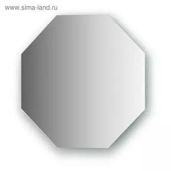 Зеркало со шлифованной кромкой 40 х 40 см, Evoform