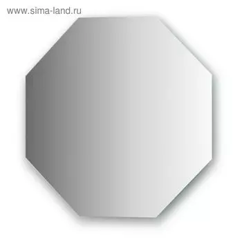 Зеркало со шлифованной кромкой 60 х 60 см, Evoform