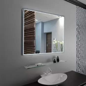 Зеркало Sting LED 1000х700 с сенсором алюм. профиль ЗЛП512