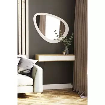 Зеркало «Телфорд вью», 875 × 770 × 16 мм, цвет белый
