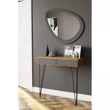 Зеркало «Телфорд вью», 875 × 770 × 16 мм, цвет графит