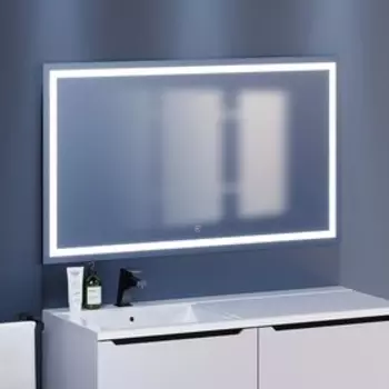 Зеркало Uperwood Tanos, 120х70 см, LED подсветка, сенсорный выключатель, антизапотевание