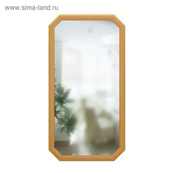 Зеркало в багете «Омега 2», 600 1200 мм, цвет вишня оксфорд
