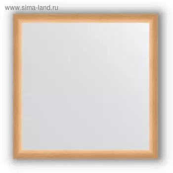 Зеркало в багетной раме - бук 37 мм, 60 х 60 см, Evoform