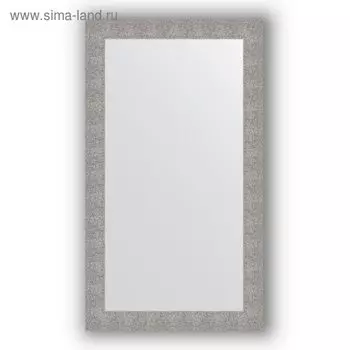 Зеркало в багетной раме - чеканка серебряная 90 мм, 80 х 140 см, Evoform