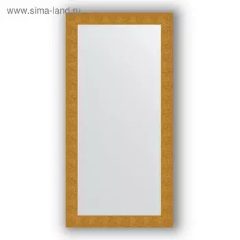 Зеркало в багетной раме - чеканка золотая 90 мм, 80 х 160 см, Evoform