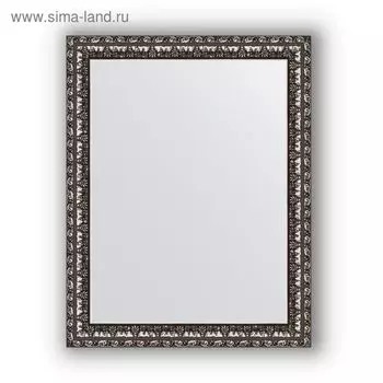 Зеркало в багетной раме - чернёное серебро 38 мм, 37 х 47 см, Evoform