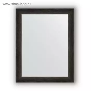 Зеркало в багетной раме - чёрный дуб 37 мм, 36 х 46 см, Evoform