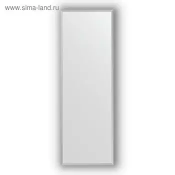 Зеркало в багетной раме - хром 18 мм, 46 х 136 см, Evoform