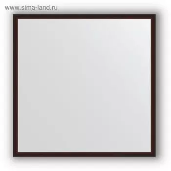 Зеркало в багетной раме - махагон 22 мм, 58 х 58 см, Evoform
