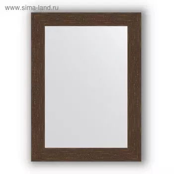 Зеркало в багетной раме - мозаика античная медь 70 мм, 56 х 76 см, Evoform