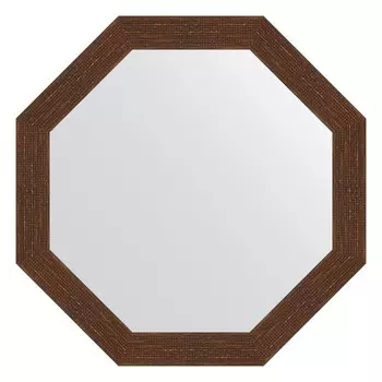 Зеркало в багетной раме, мозаика античная медь 70 мм, 73,0х73,0 см