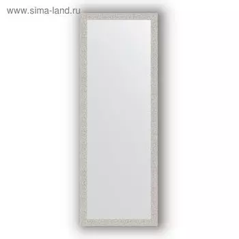 Зеркало в багетной раме - мозаика хром 46 мм, 51 х 141 см, Evoform