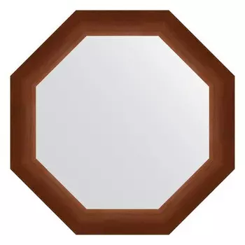 Зеркало в багетной раме, орех 65 мм, 57x57 см