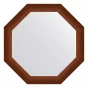 Зеркало в багетной раме, орех 65 мм, 62,4х62,4 см