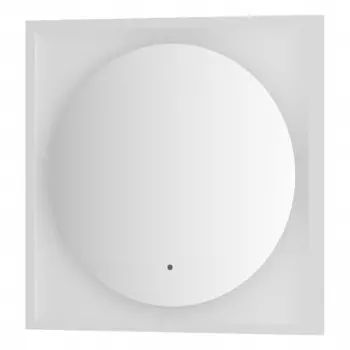 Зеркало в багетной раме с LED-подсветкой 12 Вт, 60x60 см, ИК - выключатель, нейтральный белый свет,