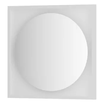 Зеркало в багетной раме с LED-подсветкой 12 Вт, 60x60 см, без выключателя, нейтральный белый свет, б