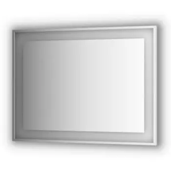 Зеркало в багетной раме со встроенным LED-светильником 32,5 Вт, 120x90 см, Evoform