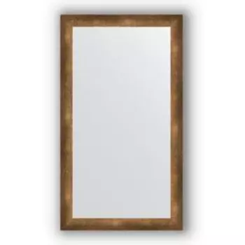 Зеркало в багетной раме - состаренная бронза 66 мм, 66 х 116 см, Evoform