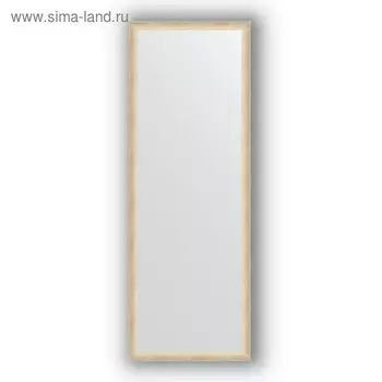 Зеркало в багетной раме - состаренное серебро 37 мм, 50 х 140 см, Evoform