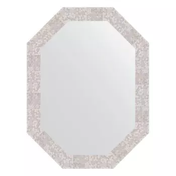 Зеркало в багетной раме, соты алюминий 70 мм, 62x82 см