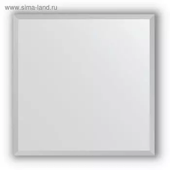 Зеркало в багетной раме - сталь 20 мм, 56 х 56 см, Evoform