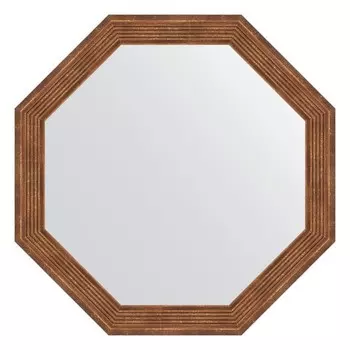 Зеркало в багетной раме, сухой тростник 51 мм, 54x54 см