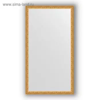 Зеркало в багетной раме - сусальное золото 47 мм, 72 х 132 см, Evoform