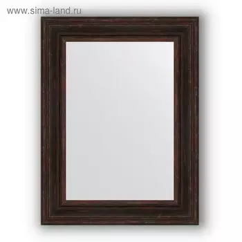 Зеркало в багетной раме - тёмный прованс 99 мм, 62 х 82 см, Evoform