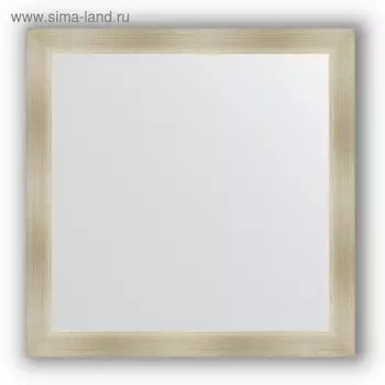 Зеркало в багетной раме - травленое серебро 59 мм, 74 х 74 см, Evoform