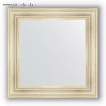 Зеркало в багетной раме - травленое серебро 99 мм, 72 х 72 см, Evoform