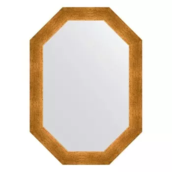 Зеркало в багетной раме, травленое золото 59 мм, 50x70 см