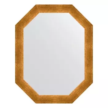 Зеркало в багетной раме, травленое золото 59 мм, 55x70 см