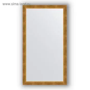 Зеркало в багетной раме - травленое золото 59 мм, 74 х 134 см, Evoform