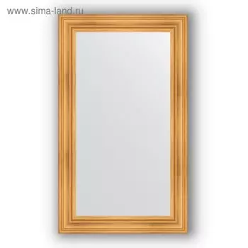 Зеркало в багетной раме - травленое золото 99 мм, 72 х 122 см, Evoform