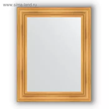 Зеркало в багетной раме - травленое золото 99 мм, 72 х 92 см, Evoform
