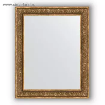 Зеркало в багетной раме - вензель бронзовый 101 мм, 83 х 103 см, Evoform