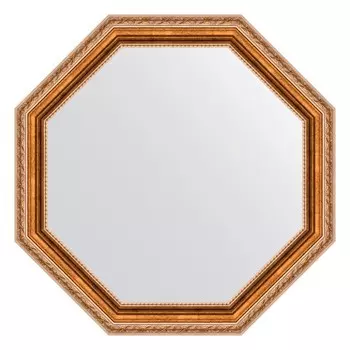 Зеркало в багетной раме, версаль бронза 64 мм, 62,2х62,2 см