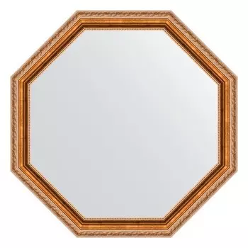 Зеркало в багетной раме, версаль бронза 64 мм, 72,2х72,2 см