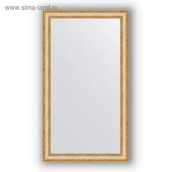 Зеркало в багетной раме - версаль кракелюр 64 мм, 65 х 115 см, Evoform