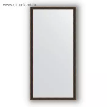 Зеркало в багетной раме - витой махагон 28 мм, 48 х 98 см, Evoform