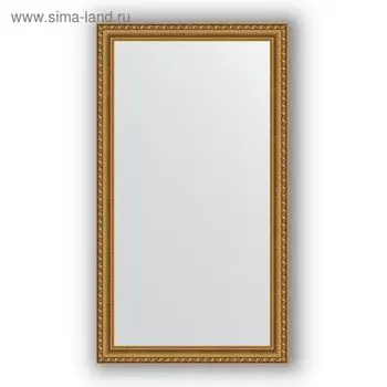 Зеркало в багетной раме - золотой акведук 61 мм, 64 х 114 см, Evoform