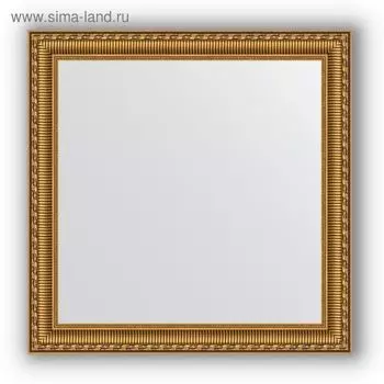 Зеркало в багетной раме - золотой акведук 61 мм, 64 х 64 см, Evoform